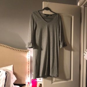 Quarter sleeve T-shirt sweater dress